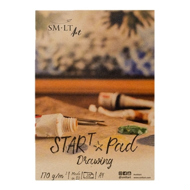 BLOC DIBUJO ENCOLADO DRAWING STAR PAD TECNICAS SECAS A-4 20H 170G PS-20(170) PRECISION