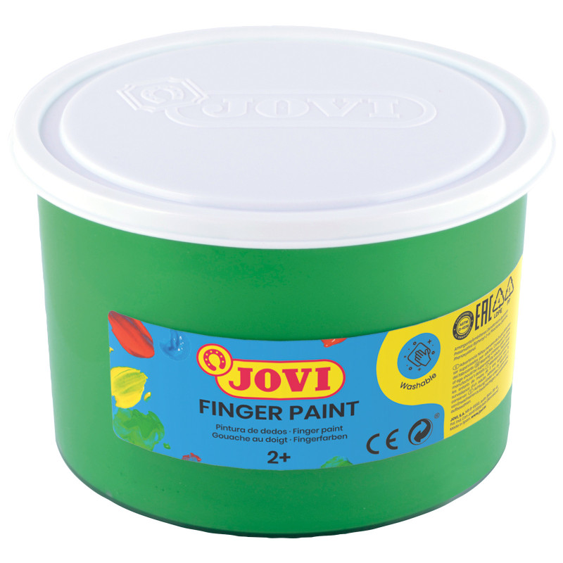 PINTURA DE DEDOS JOVI BOTE 500 ML - VERDE