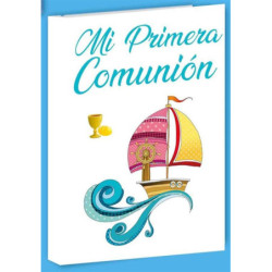 LIBRO COMUNION ARGU BARCO Y OLAS 46238