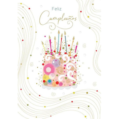 TARJETA FELICITACION ARGU TURNOWSKY FELIZ CUMPLEAÑOS 46791 UNIDAD