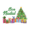 ETIQUETA BON NADAL ARBOL ARGU ROLLO 250U 46871