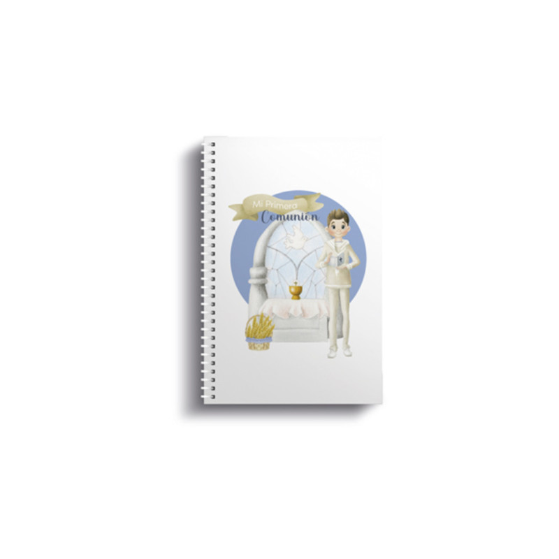 BLOC NOTAS DECORADO ARGU COMUNION ALTAR NIÑO 47039