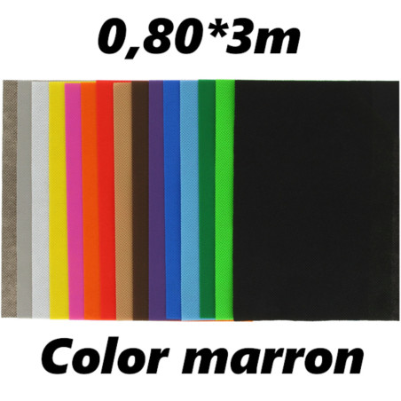 TISSUE NO TEJIDO ROLLO 0,80*3M COLOR MARRON UNIDAD 01001340 GRAFOPLAS