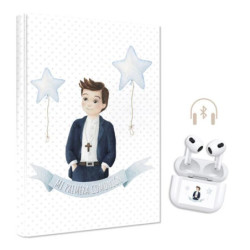 LIBRO COMUNION ARGU NIÑO BANDEROLA CON AURICULARES 47617