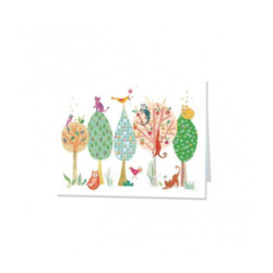 TARJETA FELICITACION ARBOLES TURNOWSKI 47866 UNIDAD ARGU