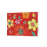 TARJETA FELICITACION FLORES ROJO TURNOWSKI 47872 UNIDAD ARGU