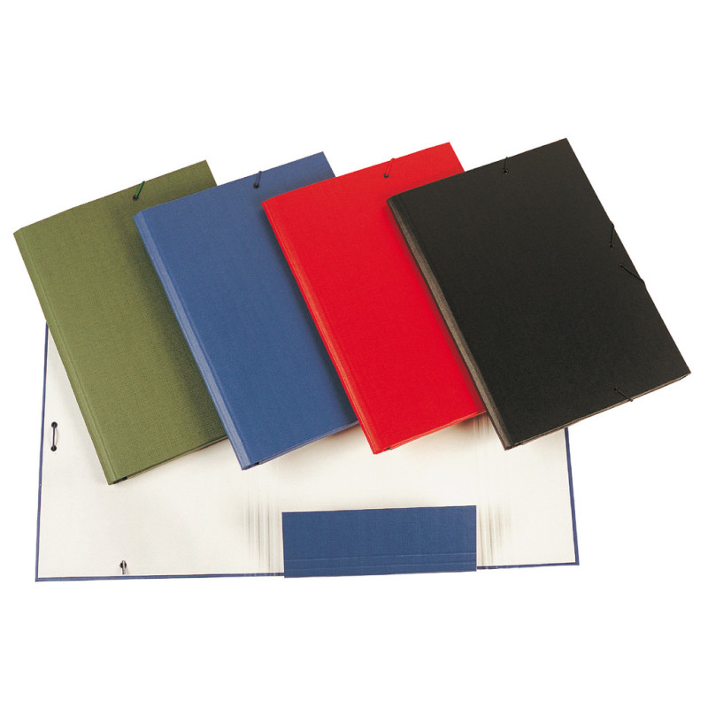 CARPETA GOMAS SOLAPAS FOLIO ESLA CARTON FORRADO NEGRO GELTEX 4100 14