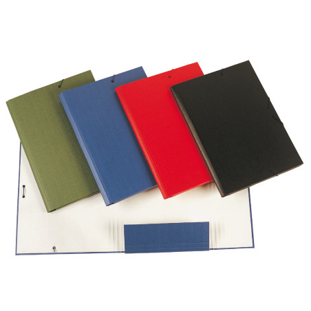CARPETA GOMAS SOLAPAS FOLIO ESLA CARTON FORRADO NEGRO GELTEX 4100 14