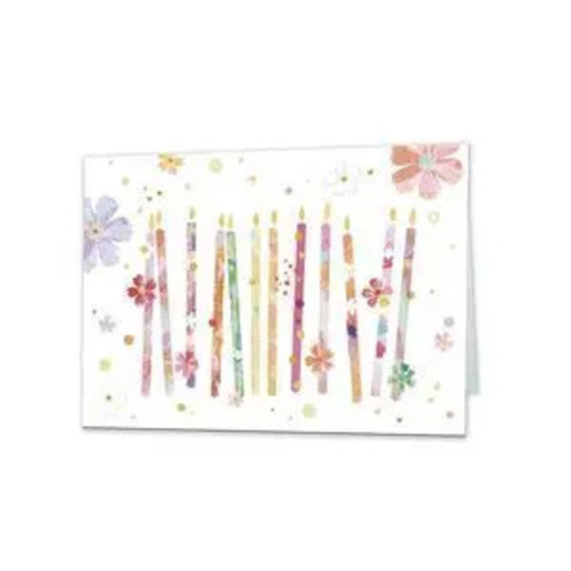 TARJETA FELICITACION VELAS TURNOWSKI 48359 UNIDAD ARGU