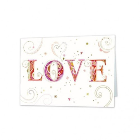 TARJETA FELICITACION LOVE TURNOWSKI 48361 UNIDAD ARGU