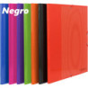 CARPETA GOMAS SOLAPAS FOLIO GRAFOPLAS MULTILINE CARTON RIGIDO NEGRO 01225110