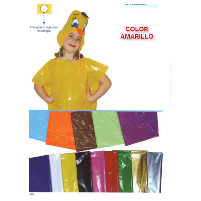 BOLSA PLASTICO DISFRAZ 65*90 COLOR AMARILLO PTE 25U GRAFOPLAS 00072060