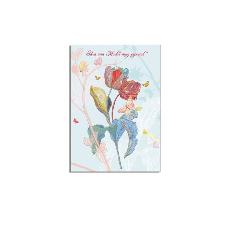 TARJETA FELICITACION ARGU TURNOWSKY MADRE FLORES 43647 UNIDAD