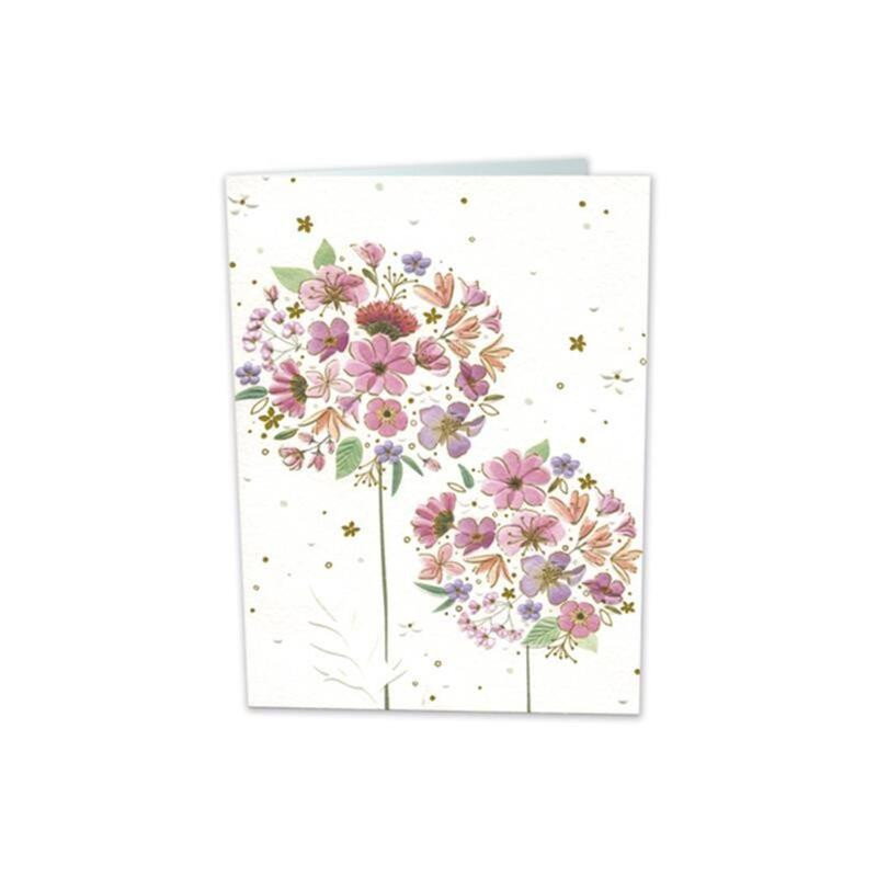 TARJETA FELICITACION FLORES TURNOWSKI 47342 UNIDAD ARGU