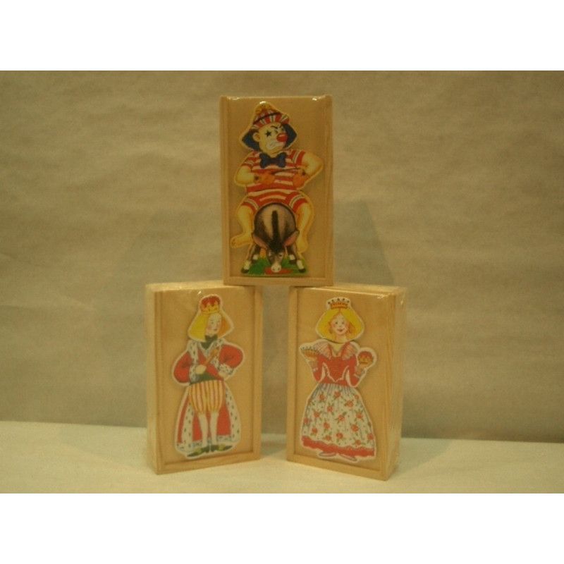 PUZZLE MADERA ENCAJABLE WG 6 VESTIDOS 5574 ^