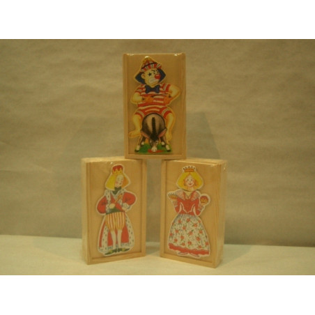 PUZZLE MADERA ENCAJABLE WG 6 VESTIDOS 5574 ^