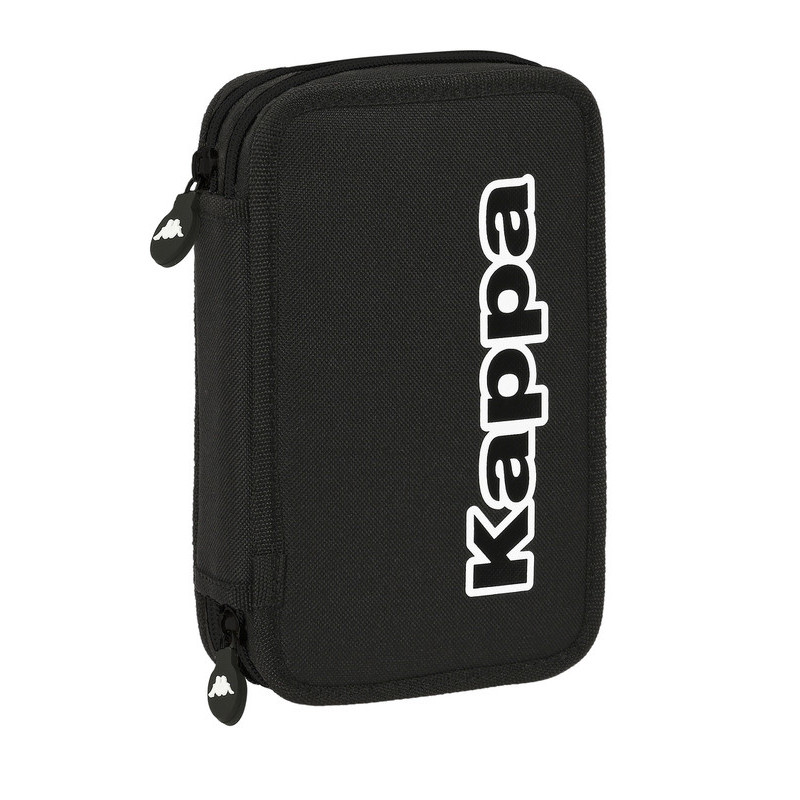 PLUMIER DOBLE PQÑO 28 PCS KAPPA "BLACK" SAFTA23 ENERO 412375854