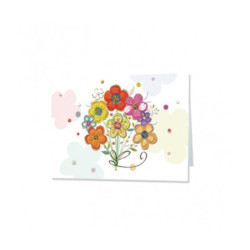 TARJETA FELICITACION FLORES RAMO TURNOWSKI 47873 UNIDAD ARGU