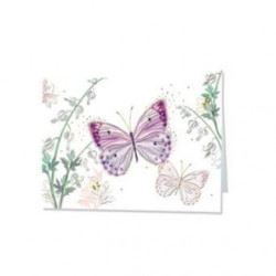 TARJETA FELICITACION MARIPOSA GLITTER TURNOWSKI 47875 UNIDAD ARGU