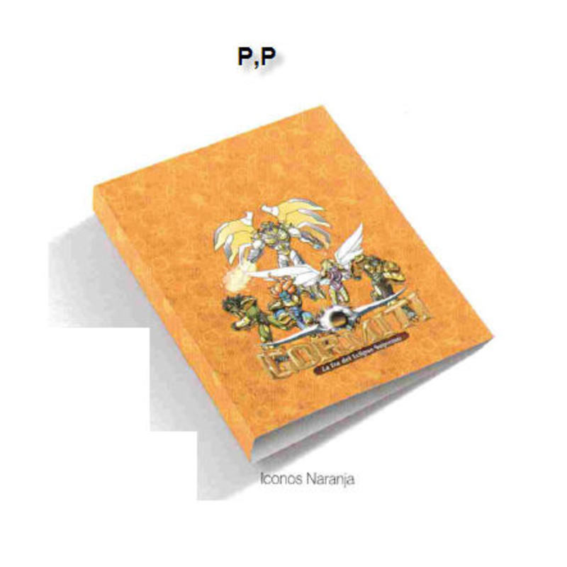 CARPEBLOC DEC 4A FL MR 11 GORMITI ICONOS NARANJA PP 14305 ^