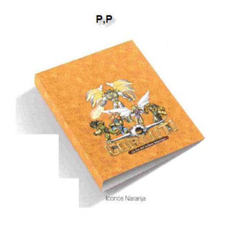 CARPEBLOC DEC 4A FL MR 11 GORMITI ICONOS NARANJA PP 14305 ^