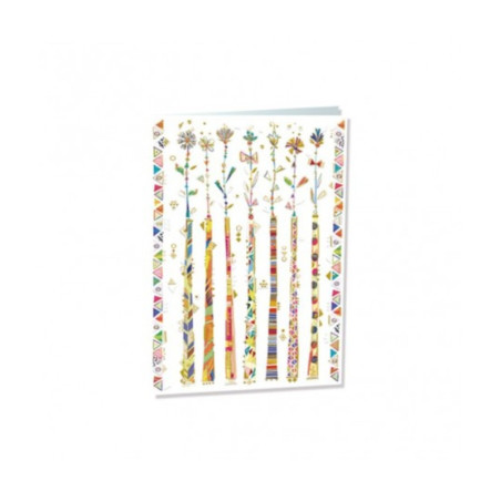 TARJETA FELICITACION FLORES JARRONES TURNOWSKI 47882 UNIDAD ARGU