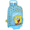MOCHILA 180+CARRO 905 BOB ESPONJA "POSITIVE VIBES" 612191313 42*33 SAFTA22
