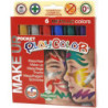 TEMPERA SOLIDA MAKE UP 5G 6 UDS POCKET COLORES METÁLICOS PLAYCOLOR DUNSA