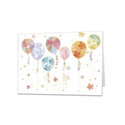 TARJETA FELICITACION GLOBOS TURNOWSKI 48357 UNIDAD ARGU