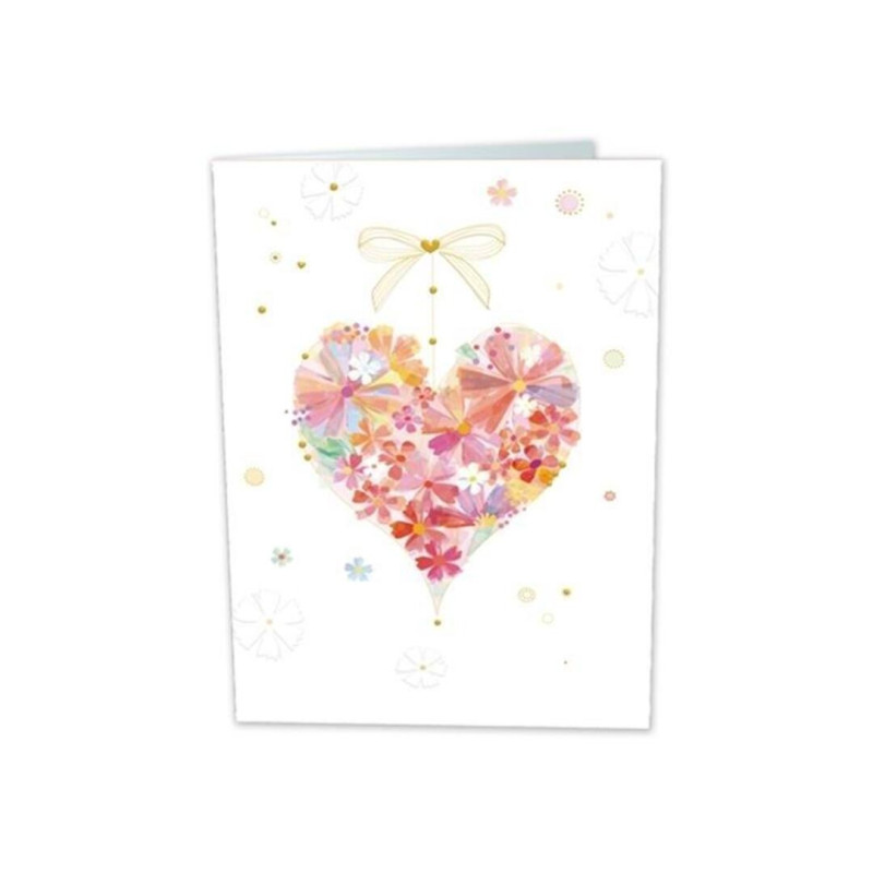 TARJETA FELICITACION CORAZON TURNOWSKI 48358 UNIDAD ARGU