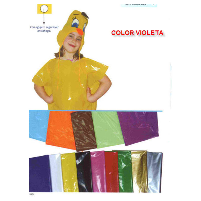 BOLSA PLASTICO DISFRAZ 65*90 COLOR VIOLETA PTE 25U GRAFOPLAS 00072035