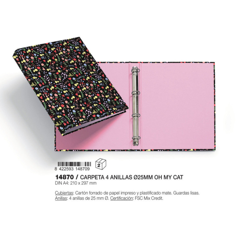 CARPEBLOC DEC FOLIO 4A 25 MIQUELRIUS20 OH MY CAT 14870