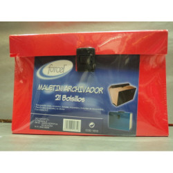 MALETIN FUELLE FOLIO FORCEL CLASIFICADOR A-Z C/ASA Y BROCHE REF 1610