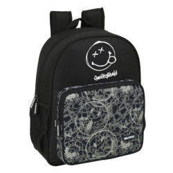 MOCHILA JUNIOR ADAPT.CARRO SMILEY WORLD "URBAN FLOW" 612192640 38*32 SAFTA22