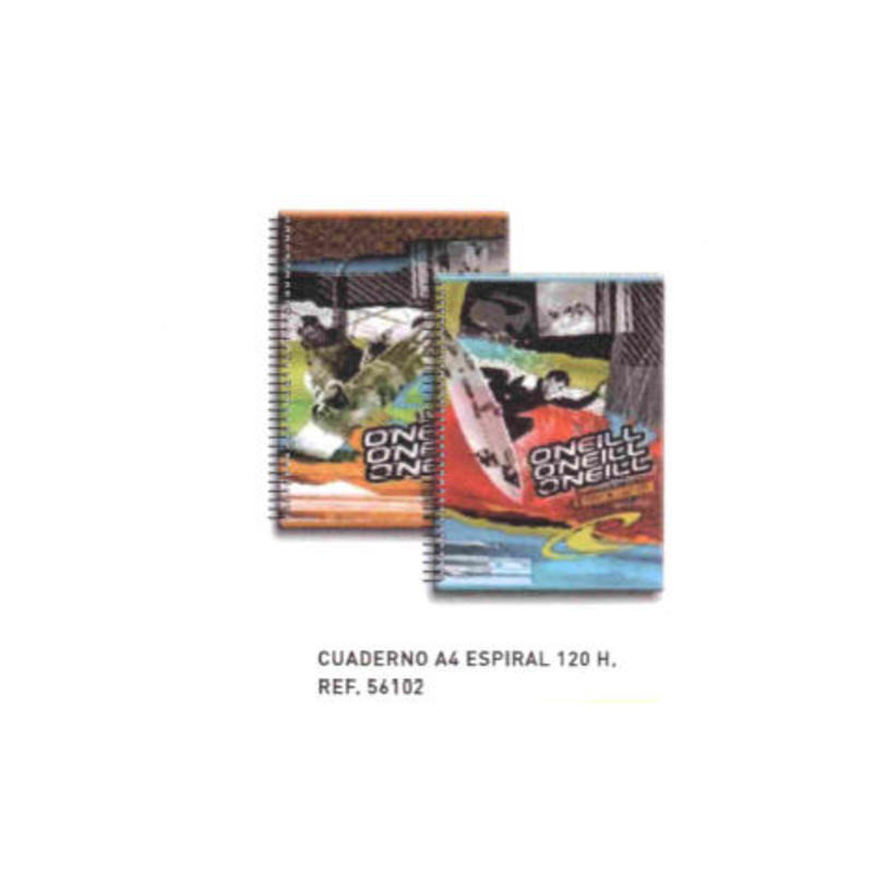 CUADERNO EUROPEAN A-4 SENFORT 12 O'NEILL 120H 56102 ^