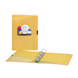 CARPETA PLAST. 4A 40MM FL CARCHIVO PP DUNE NARANJA C/GOMA 12371452