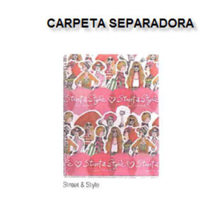 CARPETA DEC FL SEPARADORA MR 12 JORDI LABANDA STREET & STYLE 20523 ^