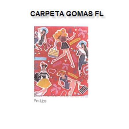 CARPETA DEC FL GOMAS MR 12 JORDI LABANDA PIN-UPS 20530 ^