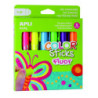 TEMPERA SOLIDA FLUOR 6u. STICK 6G APLI 14404