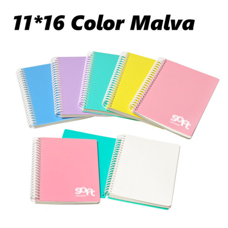 LIBRETA 11*16 PP CARCHIVO PUNTEADO 80H 90G VIOLETA MALVA 64605114