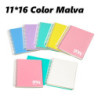 LIBRETA 11*16 PP CARCHIVO PUNTEADO 80H 90G VIOLETA MALVA 64605114