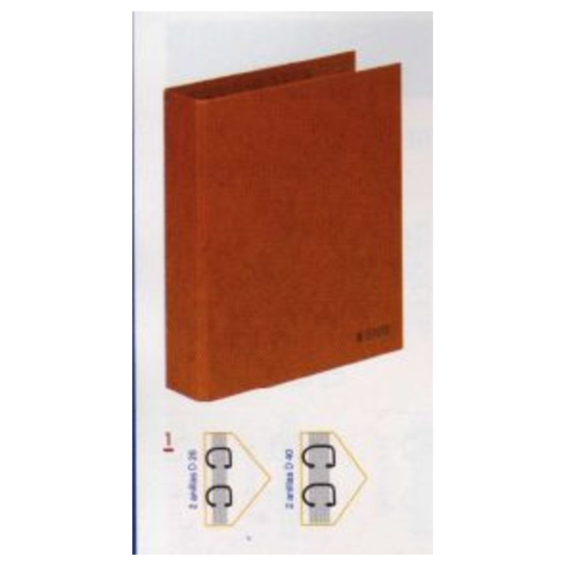 CARPETA 2A 40MM MIXTA 4º NATURAL DOSSIER CUERO ENCUADERNADA 2081 ^