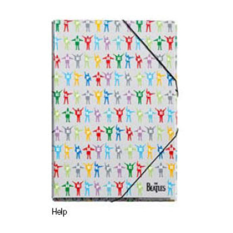 CARPETA DEC FL GOMAS BEATLES 10 HELP 20413 ^