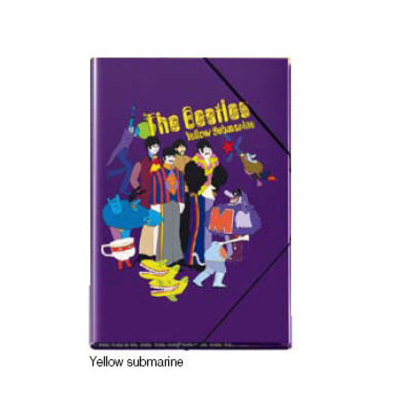 CARPETA DEC FL GOMAS BEATLES 10 YELLOW FACES 20415 ^