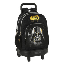 MOCHILA GDE C/RUEDAS COMPACT EXTRAIBLE STAR WARS "FIGHTER" 612201918 45*33 SAFTA22