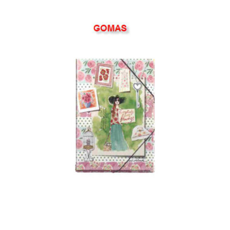 CARPETA DEC FL GOMAS MR 13 JORDI LABANDA FLOWERS 20604 ^