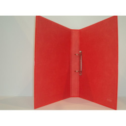 CARPETA 2A 25MM FL CARTON FORRADA COLOR ROJO ESLA 3363