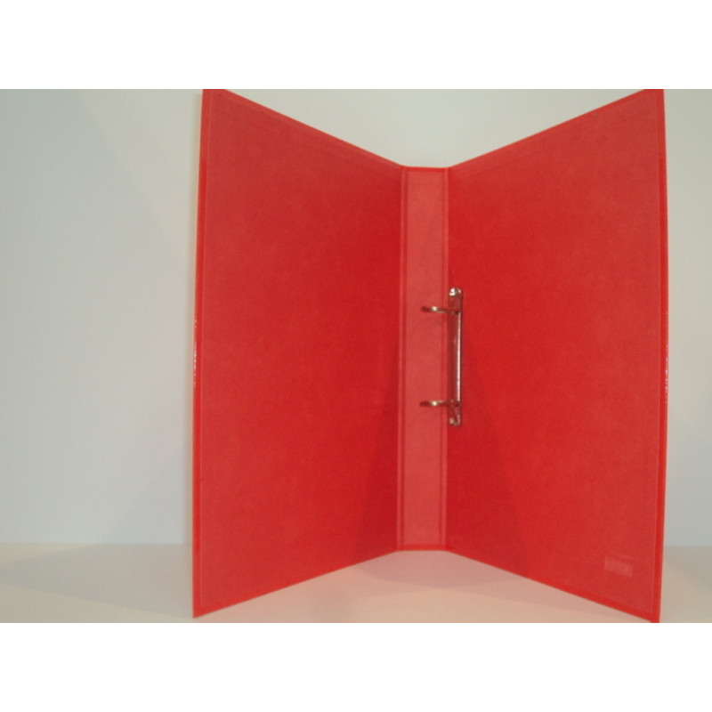 CARPETA 2A 25MM FL CARTON FORRADA COLOR ROJO ESLA 3363