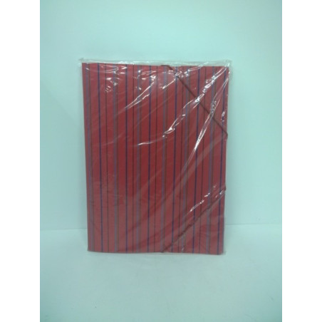 CARPETA SEPARADORA FL PLASTICO PRYSE DENIM ROJO ^