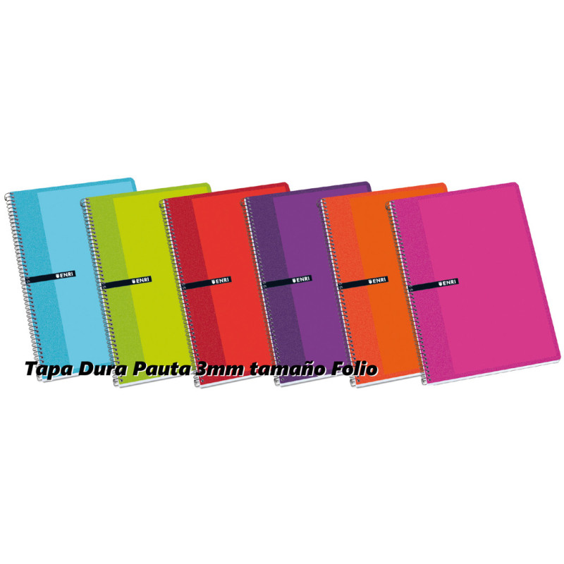 CUADERNO TD FL 80H ENRI PAUTA 3MM SURTIDO 100430069